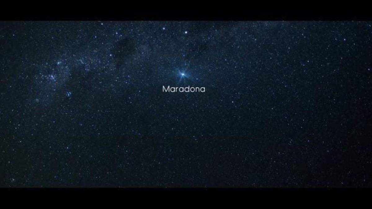 ম্যারাডোনার দেখা মিলবে এখন রাতের আকাশে