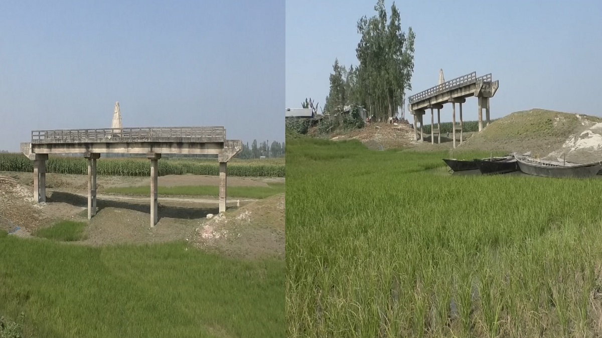 দেওয়ানগঞ্জে ১৫ বছরেও হয়নি ব্রিজের সংযোগ সড়ক