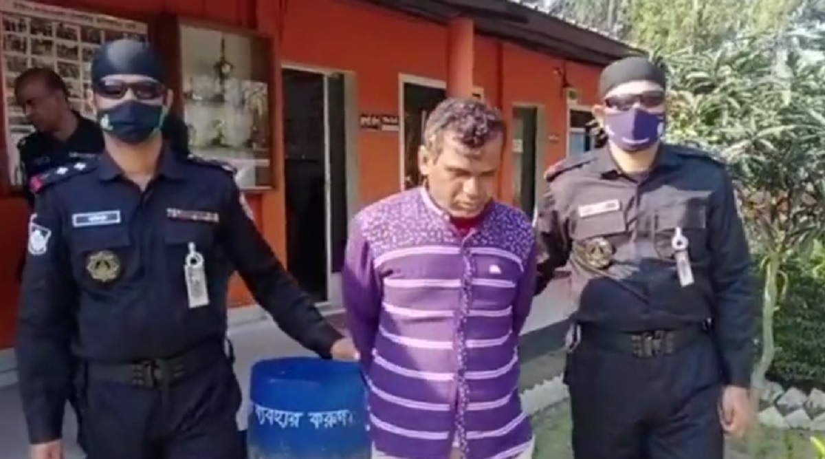 গাজীপুরে গাঁজাসহ মাদক ব্যবসায়ী আটক