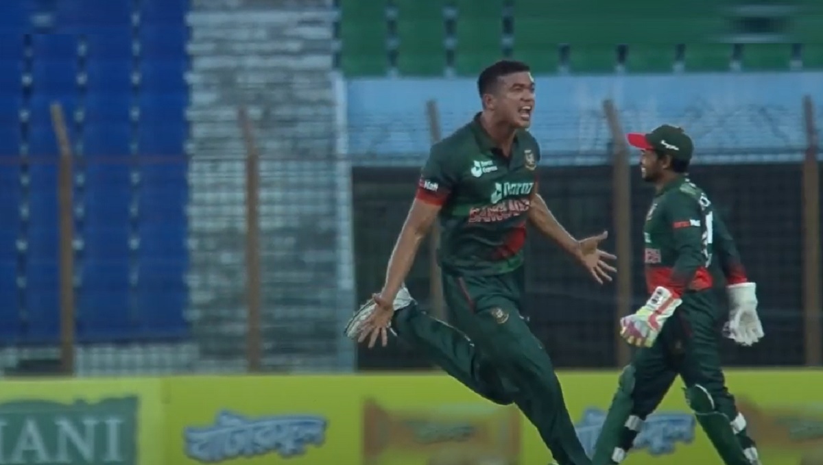 তাসকিনের পেসে জয়ের সুবাস পাচ্ছে বাংলাদেশ