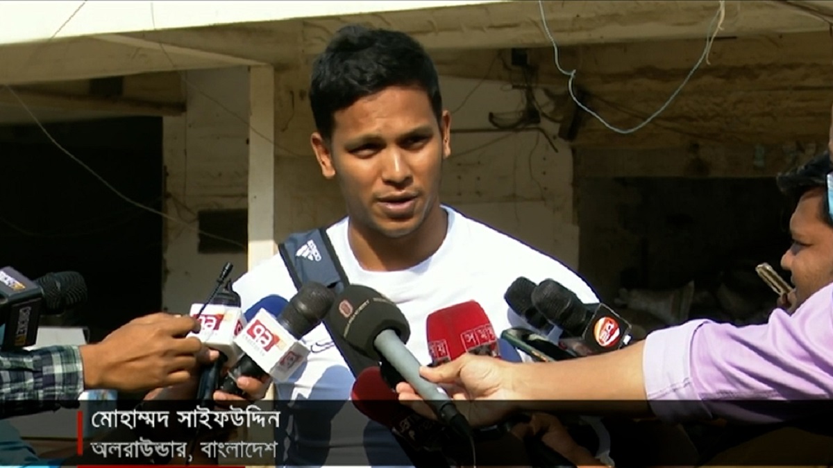 ‘আপনারা তিলকে তাল বানান’ সুর পাল্টে গণমাধ্যমকে দুষলেন সাইফউদ্দিন