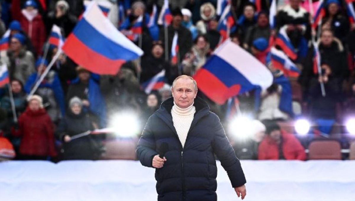 ক্রাইমিয়া দখলের আট বছর পূর্তিতে রাশিয়ায় উদযাপন