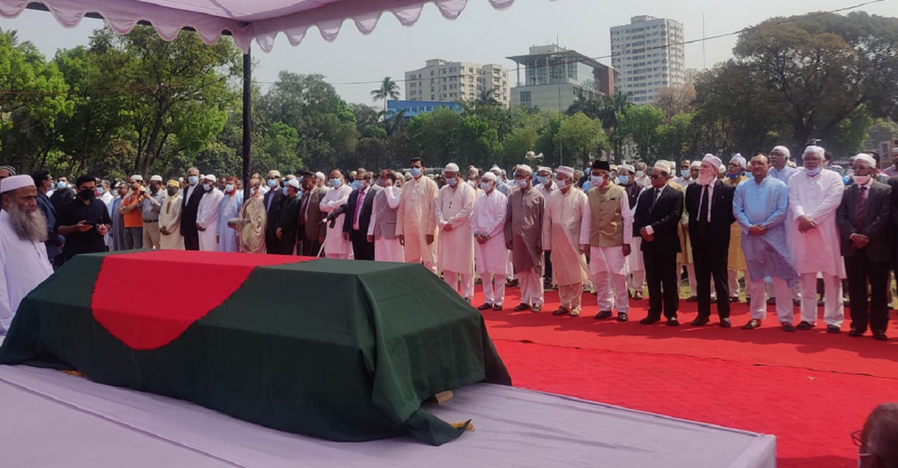 সাবেক রাষ্ট্রপতি সাহাবুদ্দীন আহমদের দ্বিতীয় জানাজা সম্পন্ন