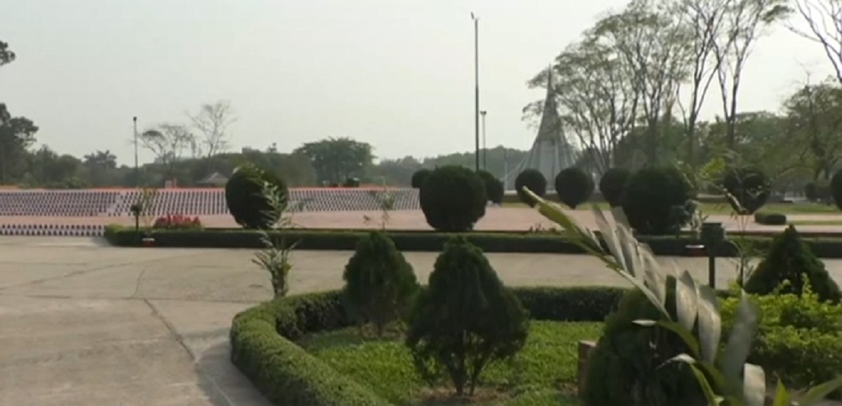 মহান স্বাধীনতা দিবস উপলক্ষ্যে প্রস্তুত হচ্ছে স্মৃতিসৌধ