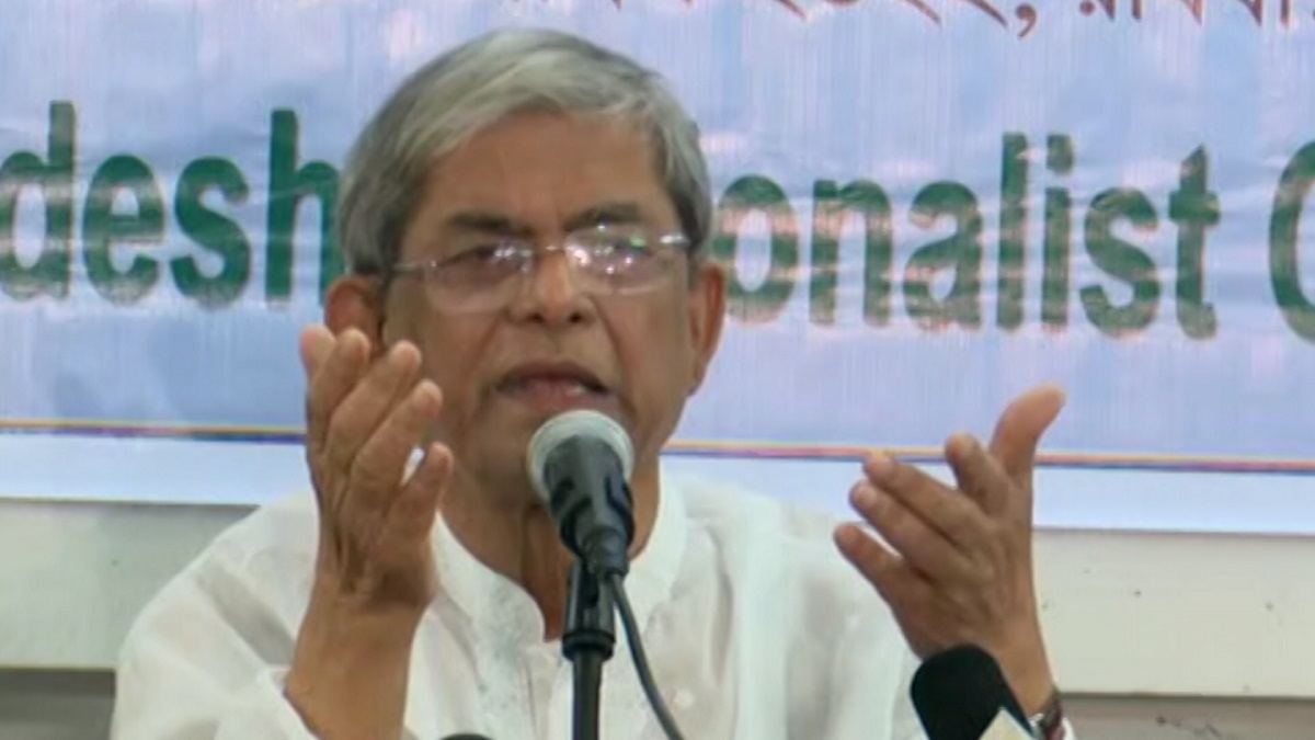 চীনের মতো বিপ্লব ঘটিয়ে ফেলতে হবে: মির্জা ফখরুল