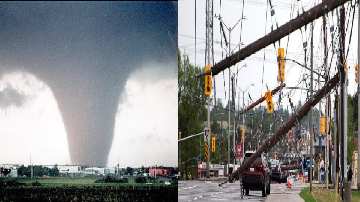 কানাডায় মৌসুমী ঝড়ে প্রাণ গেলো ৮ জনের, অন্ধকারে ১০ লাখ মানুষ