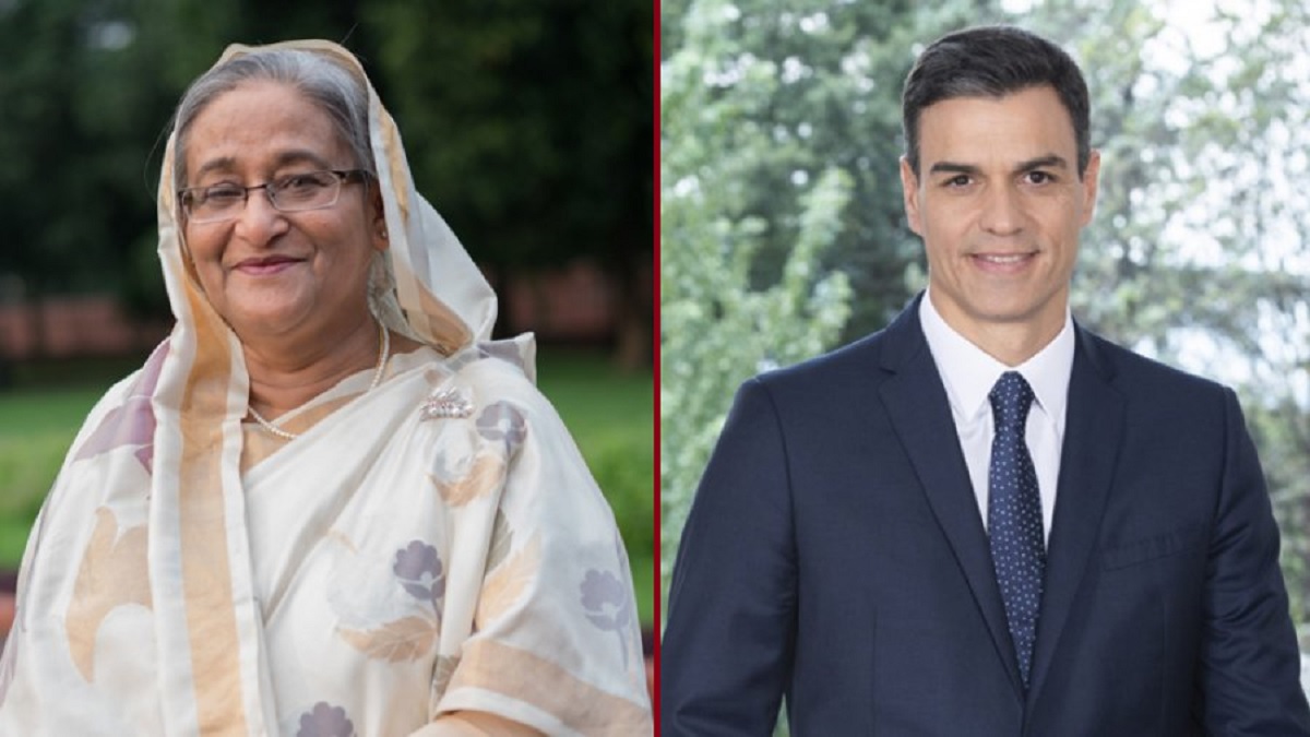 কূটনৈতিক সম্পর্কের ৫০ বছরে শেখ হাসিনাকে স্পেন সরকারপ্রধানের শুভেচ্ছা