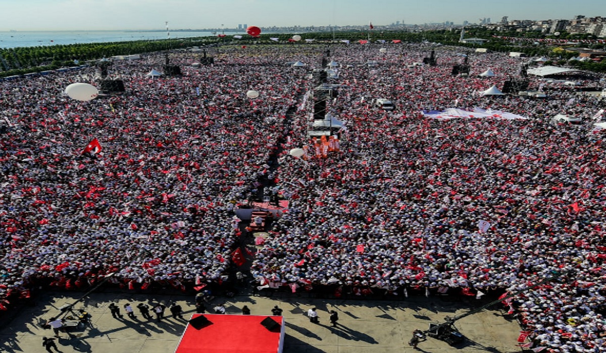 এরদোগান বিরোধী সমাবেশে লাখো মানুষ