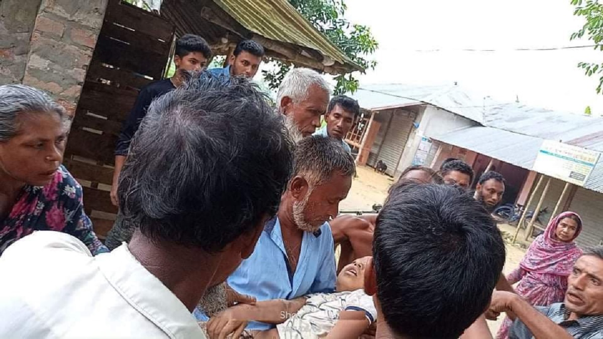 ক্ষেতে বেগুন তুলতে গিয়ে বজ্রপাতে প্রান গেল শিশুর