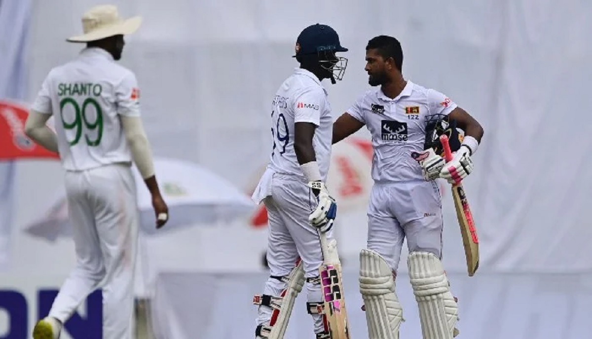 ম্যাথুস-চান্দিমালের সেঞ্চুরিতে শ্রীলঙ্কার লিড বাড়ছে