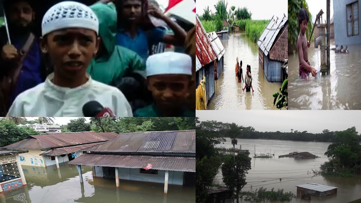 নিয়ন্ত্রণের বাইরে চলে যাচ্ছে সুনামগঞ্জের বন্যা পরিস্থিতি, জরুরি সাহায্যের আকুতি