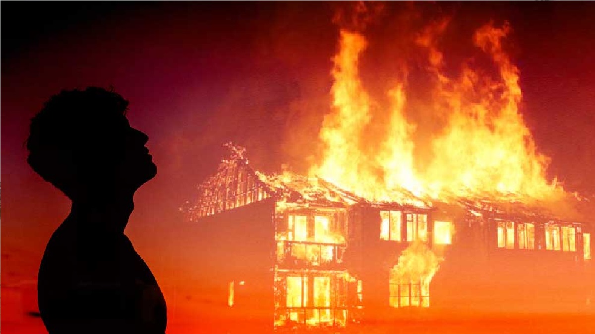 বীরভূমে স্ত্রীর সাথে ঝগড়া করে শ্বশুরবাড়িতে আগুন দিলেন জামাই