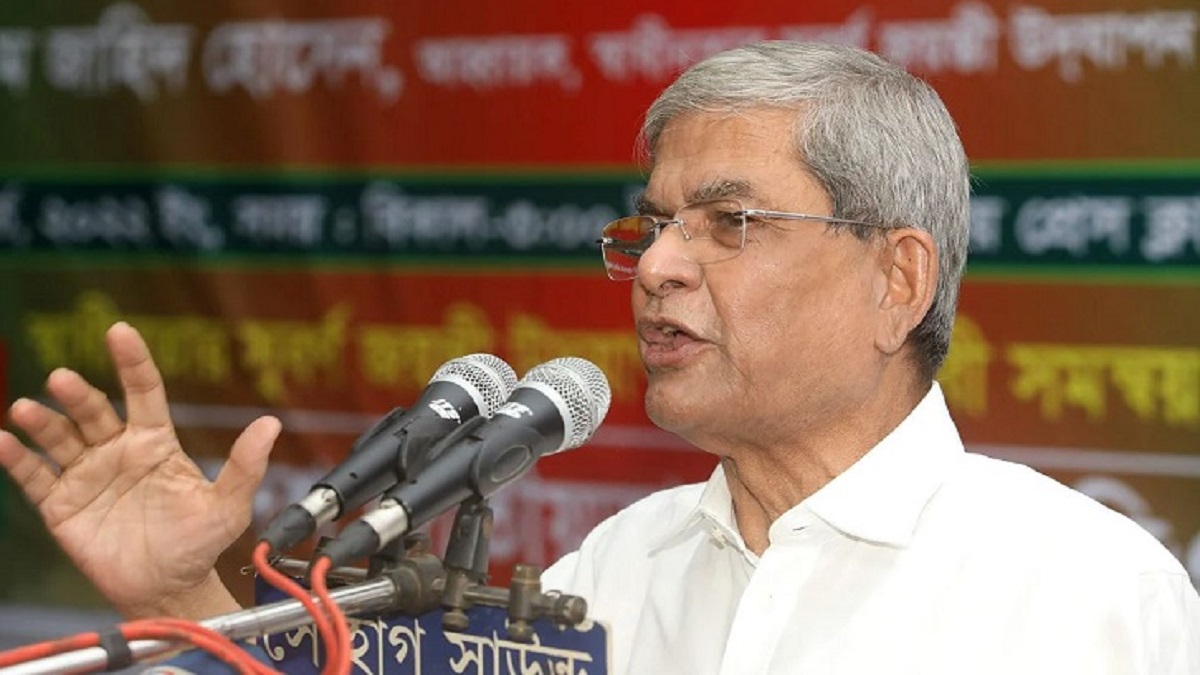 ভোটে যাওয়া মানেই সরকারকে বৈধতা দেয়া: মির্জা ফখরুল