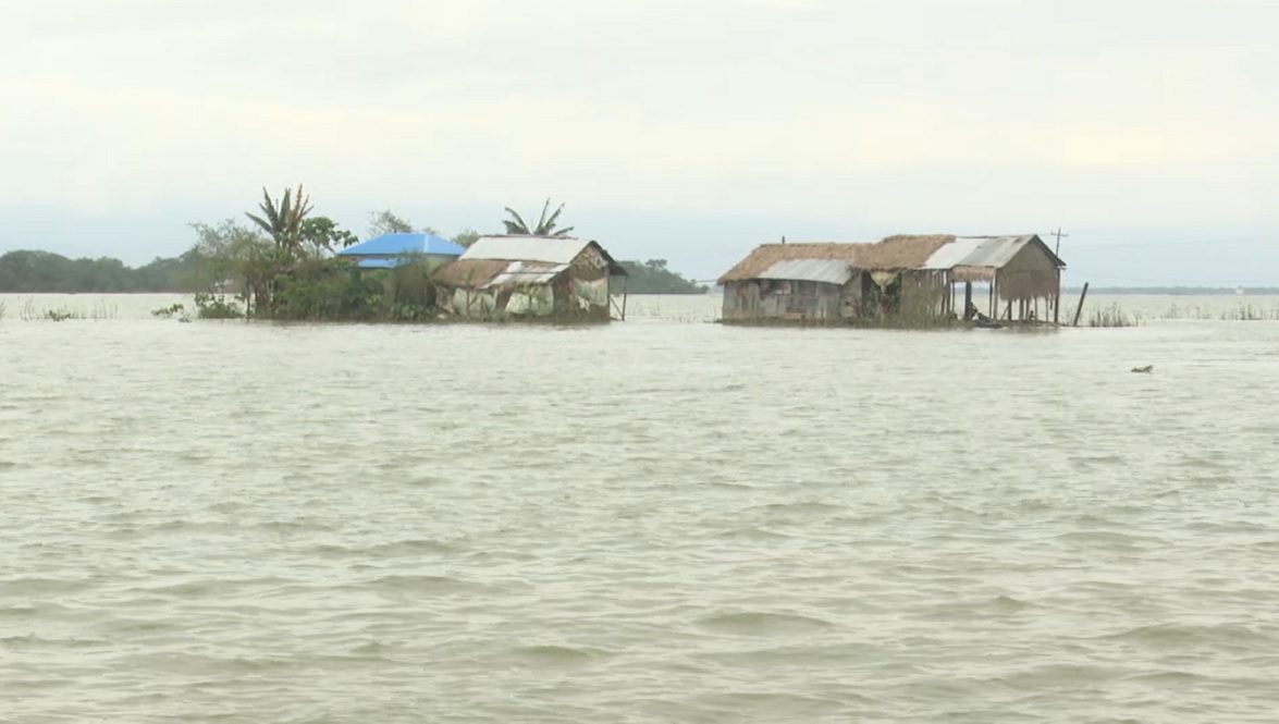 সিলেটে প্রবল বর্ষণ আর পাহাড়ি ঢলে আবারও বন্যার আশঙ্কা