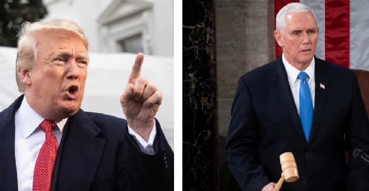 সহযোগী পেন্সকে ‘কাপুরুষ’ বললেন ট্রাম্প