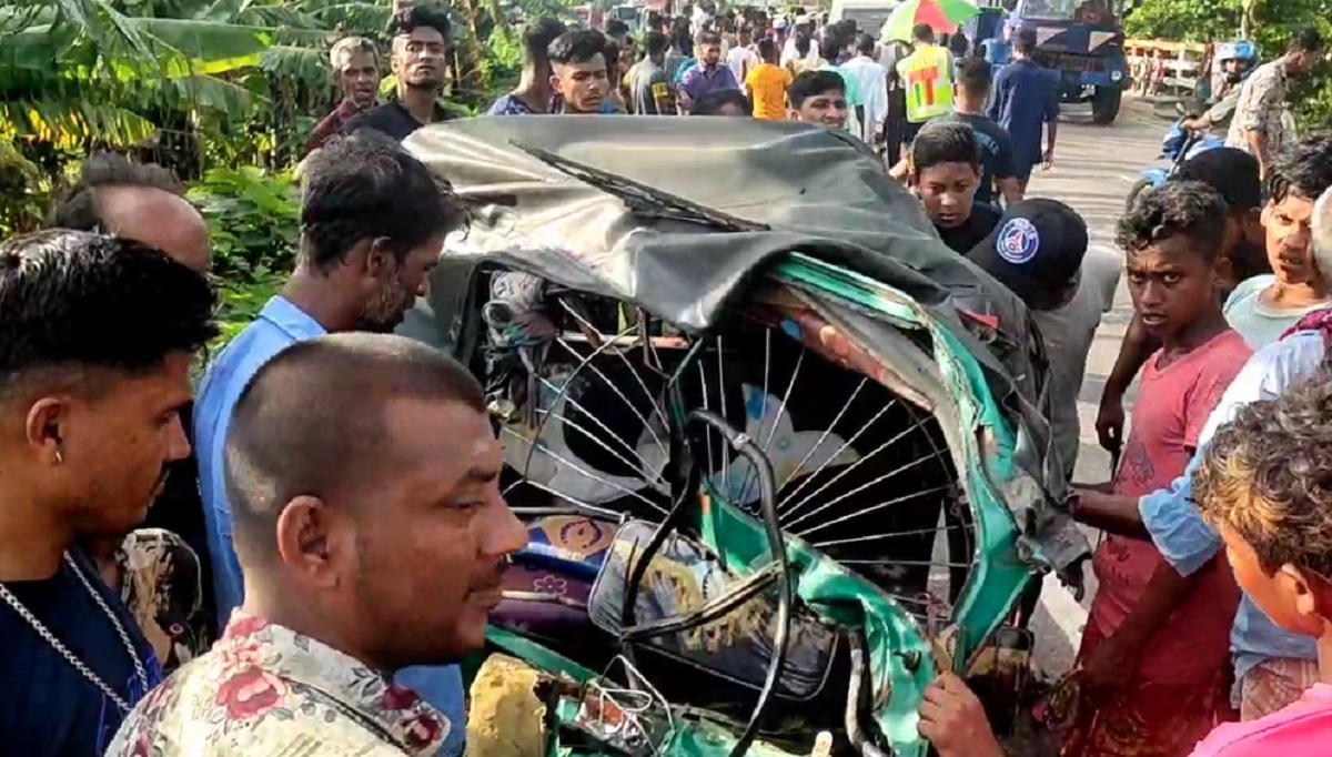হবিগঞ্জে বাস-সিএনজি অটোরিকশার সংঘর্ষে নিহত ৩