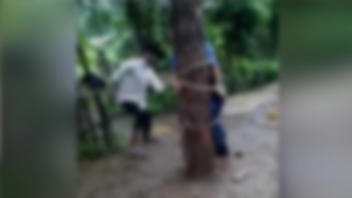 রাজস্থানে বন্ধুর সাথে কথা বলায় স্ত্রীকে গাছের সাথে বেঁধে বেধড়ক মারপিট
