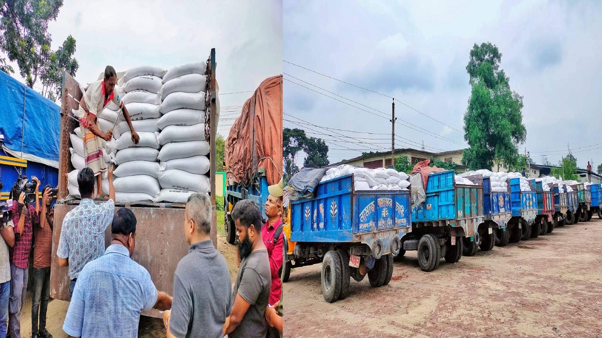 বগুড়ায় ভেজাল সন্দেহে সরকারি গুদামে ঢুকছে না ১৭ ট্রাক সার
