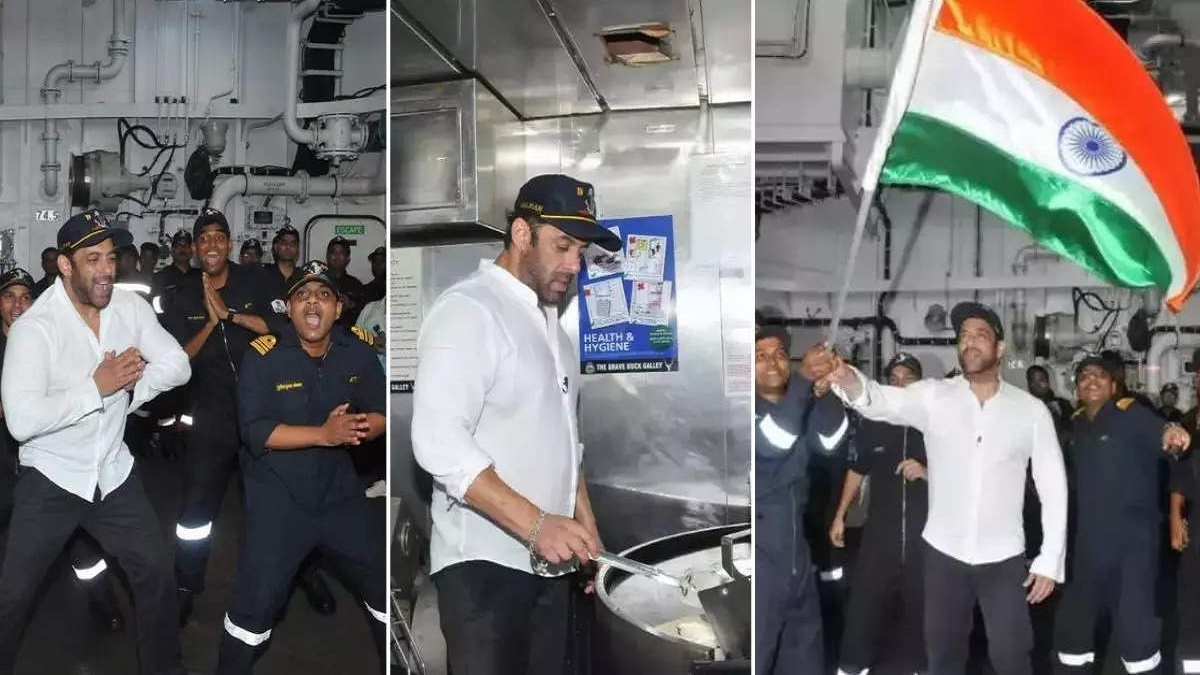 নৌবাহিনীর ক্যাম্পে সালমান খান! কেনো?