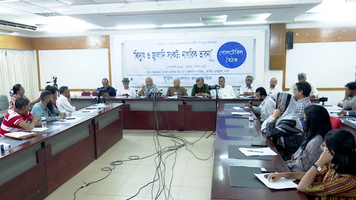 নবায়নযোগ্য জ্বালানি ও গ্যাস উত্তোলনে সক্ষমতা বাড়ানোর ওপর গুরুত্বারোপ বিশেষজ্ঞদের