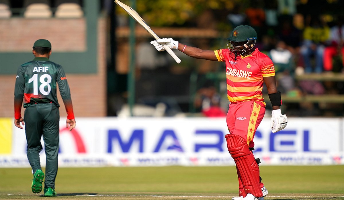 রাজা-কায়ার ব্যাটে শতরানের জুটি, জিম্বাবুয়ের পাল্টা আক্রমণ