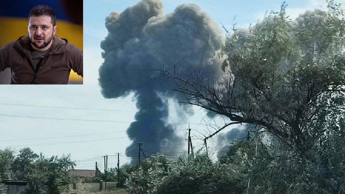 রুশ অধিকৃত ক্রাইমিয়ায় ভয়াবহ বিস্ফোরণের পর জেলেনস্কি বলেছেন, ‘এখানেই শেষ হবে যুদ্ধ’