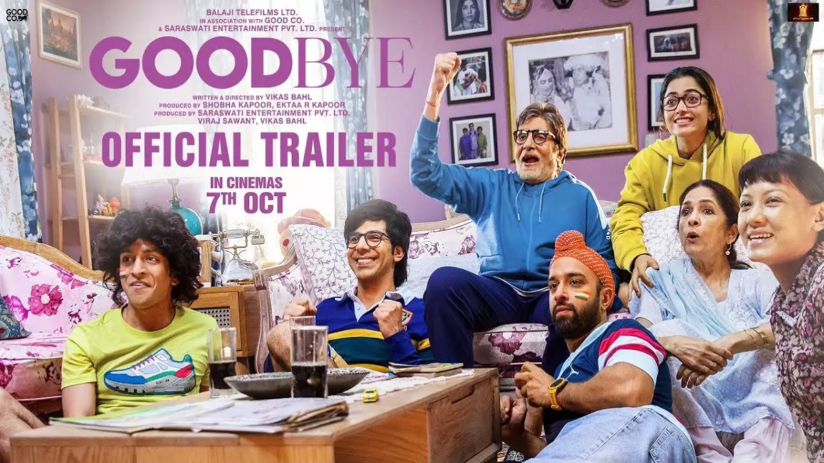 মুক্তি পেলো অমিতাভের সাথে রাশ্মিকার প্রথম সিনেমা ‘গুড বাই’ এর ট্রেলার