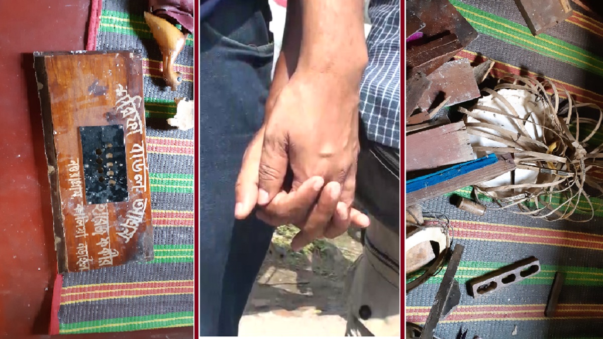 নড়াইলে লালন সাধককে মারধর ও বাদ্যযন্ত্র ভাঙচুরের অভিযোগ, সংস্কৃতিকর্মীদের মানববন্ধন