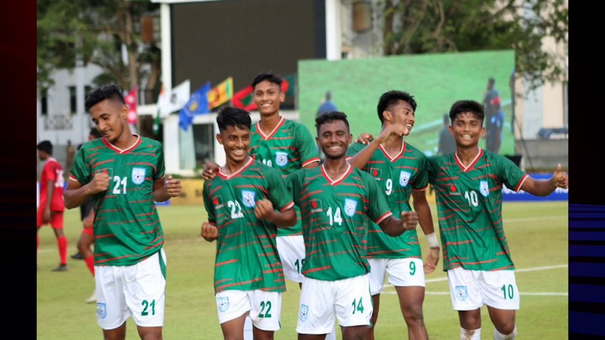 মিরাজুলের হ্যাটট্রিকে মালদ্বীপকে উড়িয়ে সেমিতে বাংলাদেশি যুবারা