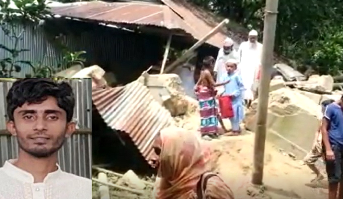 গাজীপুরে ঘরের মাটির দেয়াল ধসে যুবক নিহত