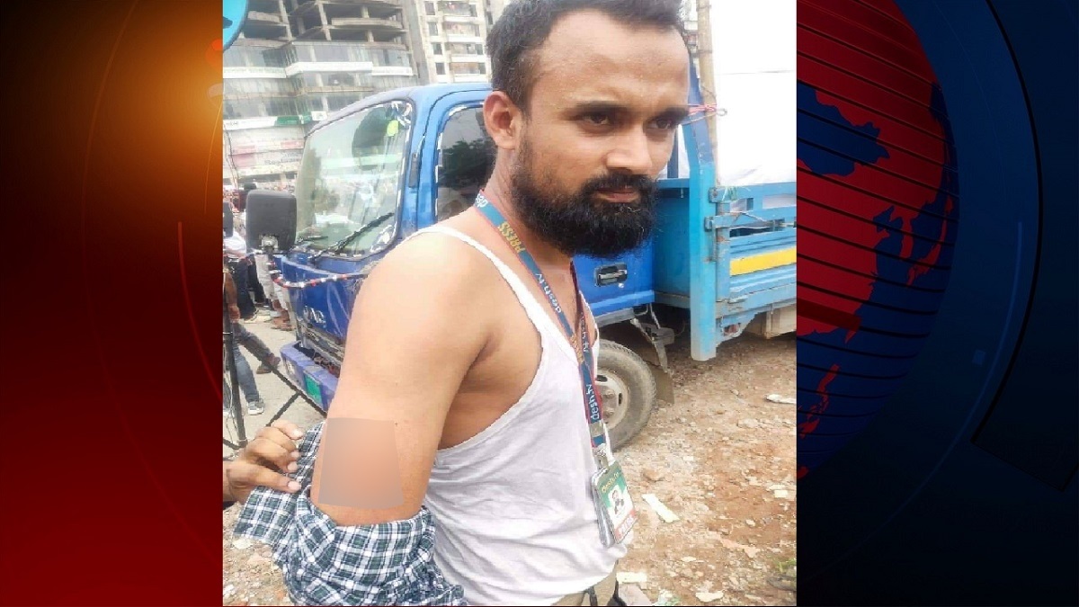 রাজধানীতে বিএনপি’র সমাবেশে হামলার শিকার ২ সাংবাদিক