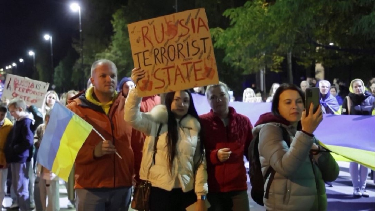 কিয়েভে মস্কোর হামলায় পশ্চিমাদের নিন্দা