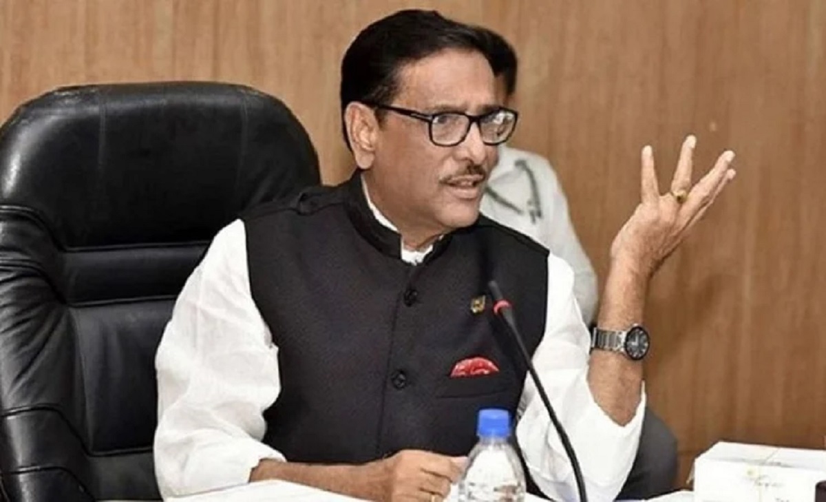 ১৩ বছর খরার পর আন্দোলনে এখন একটু বৃষ্টি দেখছে বিএনপি: ওবায়দুল কাদের