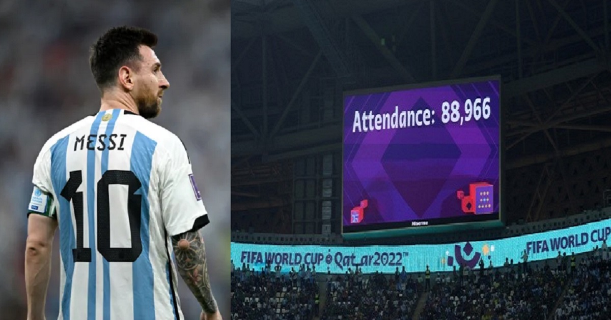 মেসির রেকর্ডের দিনে দর্শকরাও কম গেলেন না