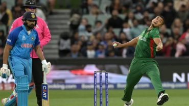 রোহিতকে জীবন দিয়ে তা কেড়েও নিলেন হাসান মাহমুদ