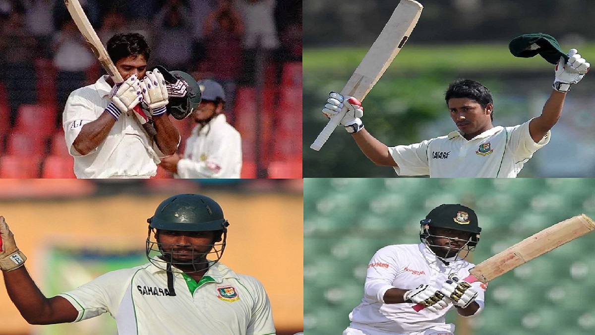 অভিষেক টেস্টে সেঞ্চুরি পেয়েছেন যে বাংলাদেশি ব্যাটাররা