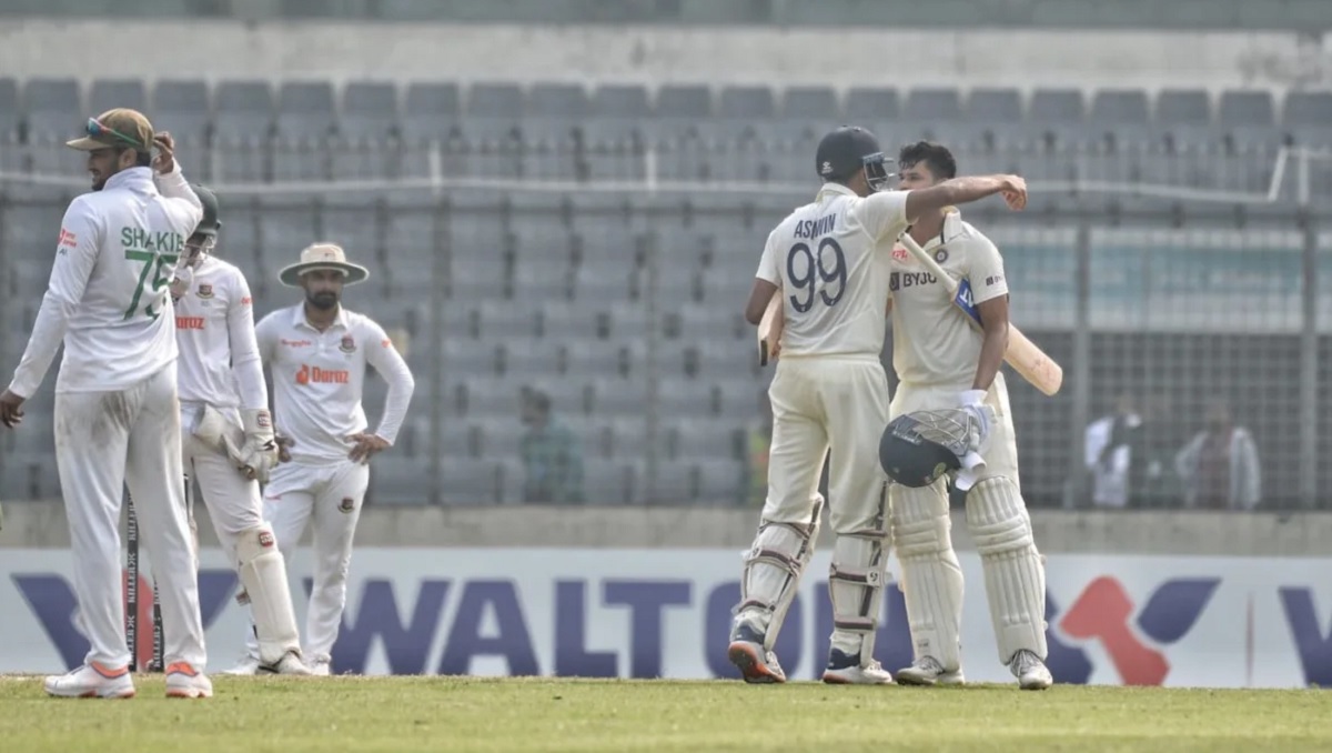 টাইগারদের মুখের গ্রাস কেড়ে নিয়ে ভারতের টেস্ট জয়