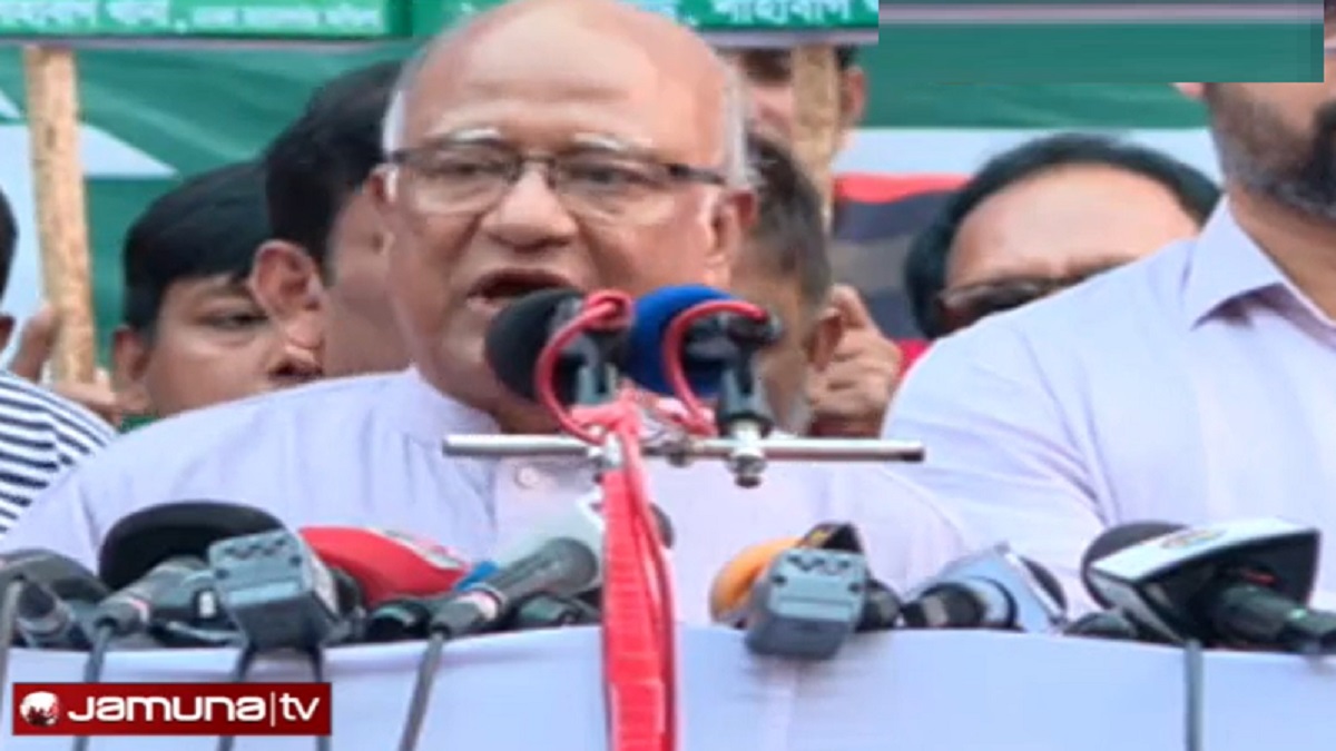 পুলিশের সাথে আমাদের কোনো শত্রুতা নেই, আপনারা জনগণের পাশে থাকুন: খন্দকার মোশাররফ