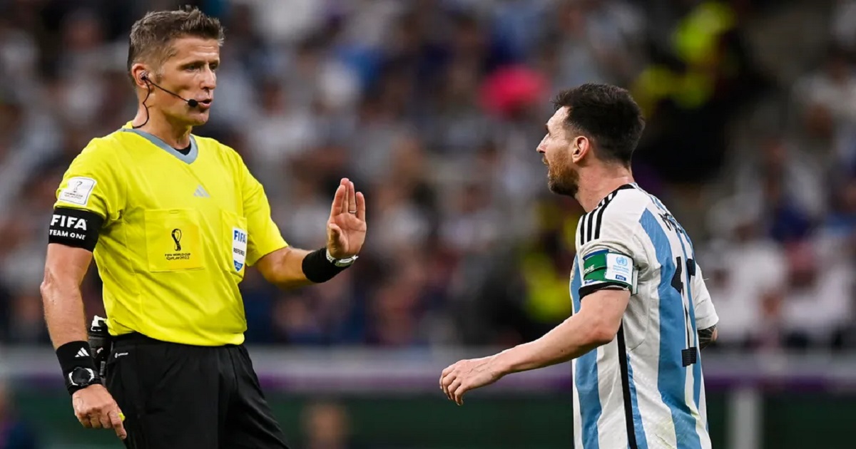 প্রথম সেমির রেফারি ওরসাতো, যার পরিচালনায় কোনো ম্যাচ হারেনি মেসি