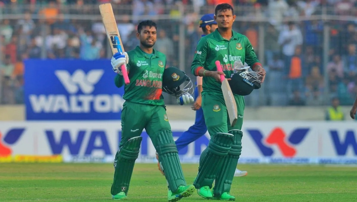 মিরাজের সেঞ্চুরি ও রিয়াদের ফিরে আসায় চ্যালেঞ্জিং সংগ্রহ টাইগারদের