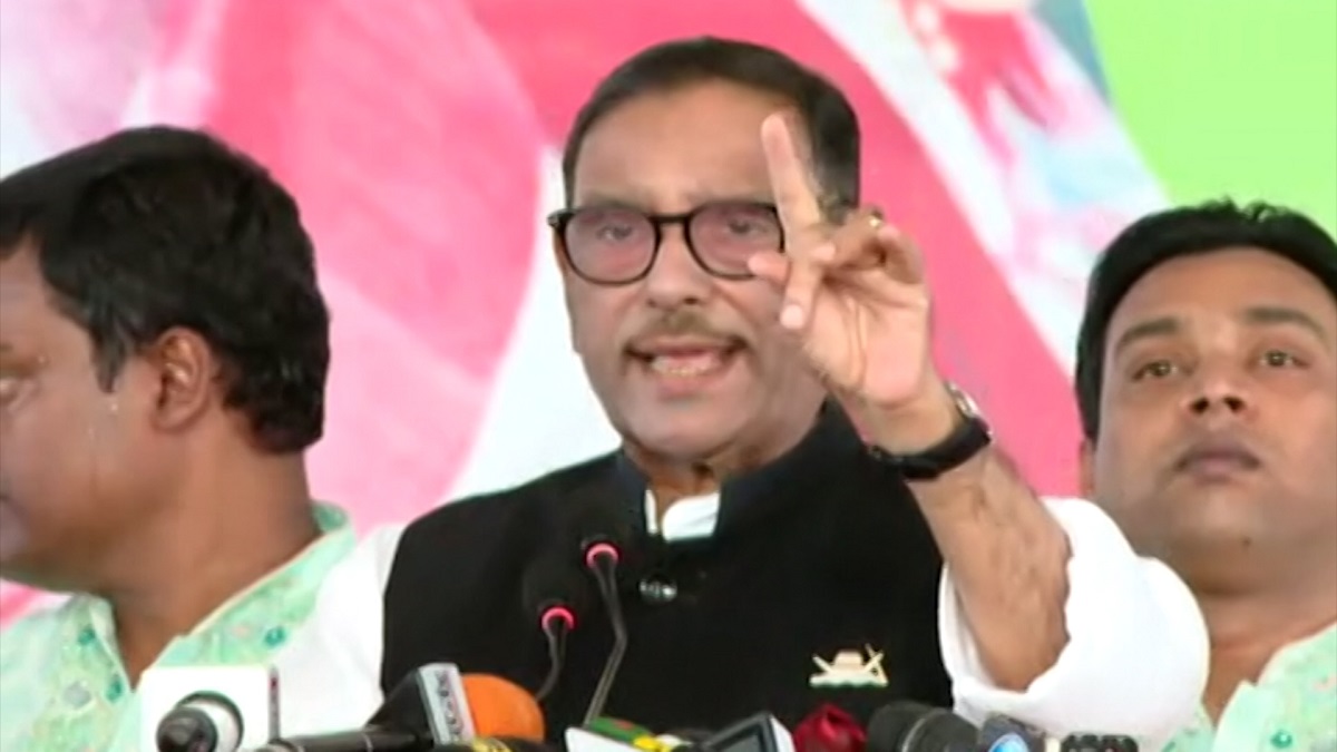 ১০ ডিসেম্বরকে ঘিরে আগুন সন্ত্রাস শুরু করেছে বিএনপি: ওবায়দুল কাদের