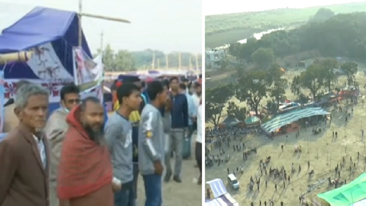 গণসমাবেশ উপলক্ষে রাজশাহীতে পৌঁছাচ্ছেন বিএনপির নেতাকর্মীরা, মাঠে তাঁবু খাটিয়েই কাটছে রাত