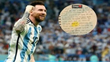 মেসিকে তার সন্তানের আবেগঘন চিঠি