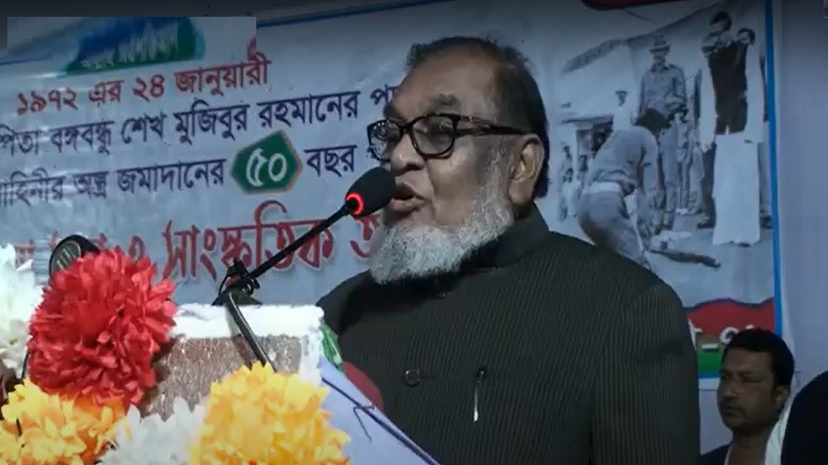 কাদের সিদ্দিকী ইতিহাসের গর্বিত সন্তান: মুক্তিযুদ্ধ মন্ত্রী