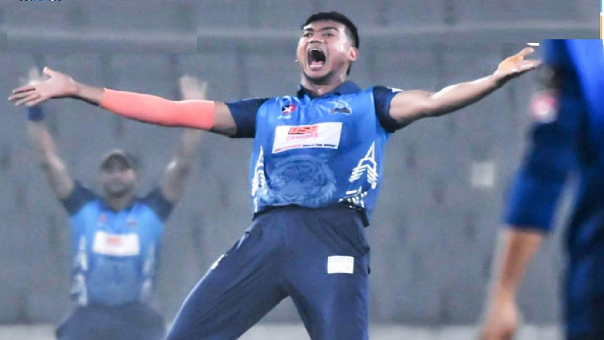 তাসকিন স্পিডে ম্লান নাহিদুলের ক্যারিয়ার সেরা ঘূর্ণি