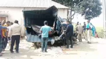 জামালপুরে বাস-পিকআপভ্যানের সংঘর্ষ, নিহত ১