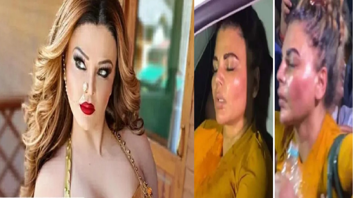 স্বামী আদিলের গ্রেফতারের পর থানার বাইরে অজ্ঞান হয়ে গেলেন রাখি