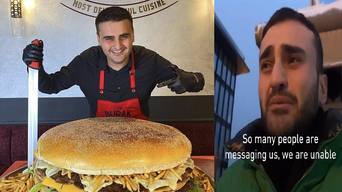 কাঁদতে কাঁদতে ভূমিকম্পের পর সাহায্য চাইলেন শেফ বুরাক