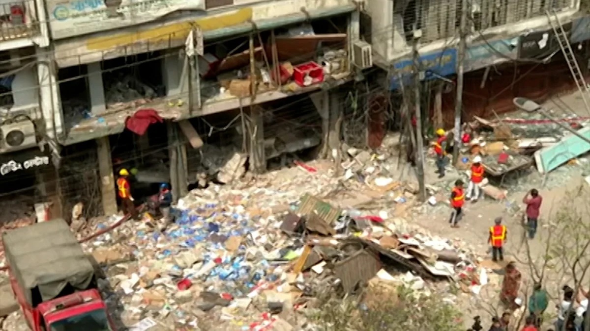 গুলিস্তানে বিস্ফোরিত ভবনটি ১ বছর ব্যবহারের অনুপযোগী ঘোষণা