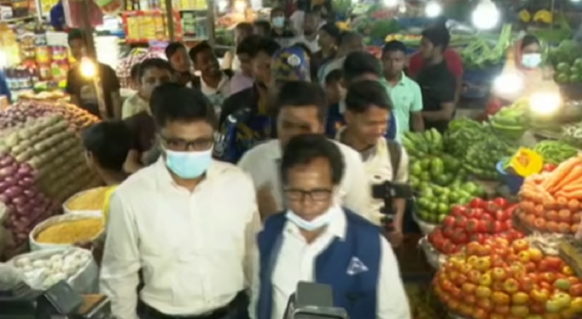 মহাখালী কাঁচাবাজারে বিএসটিআইয়ের অভিযান